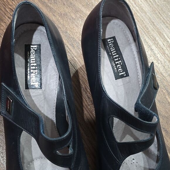 Vintage Look! Leather Mary Janes 41 - Picture 2 of 7